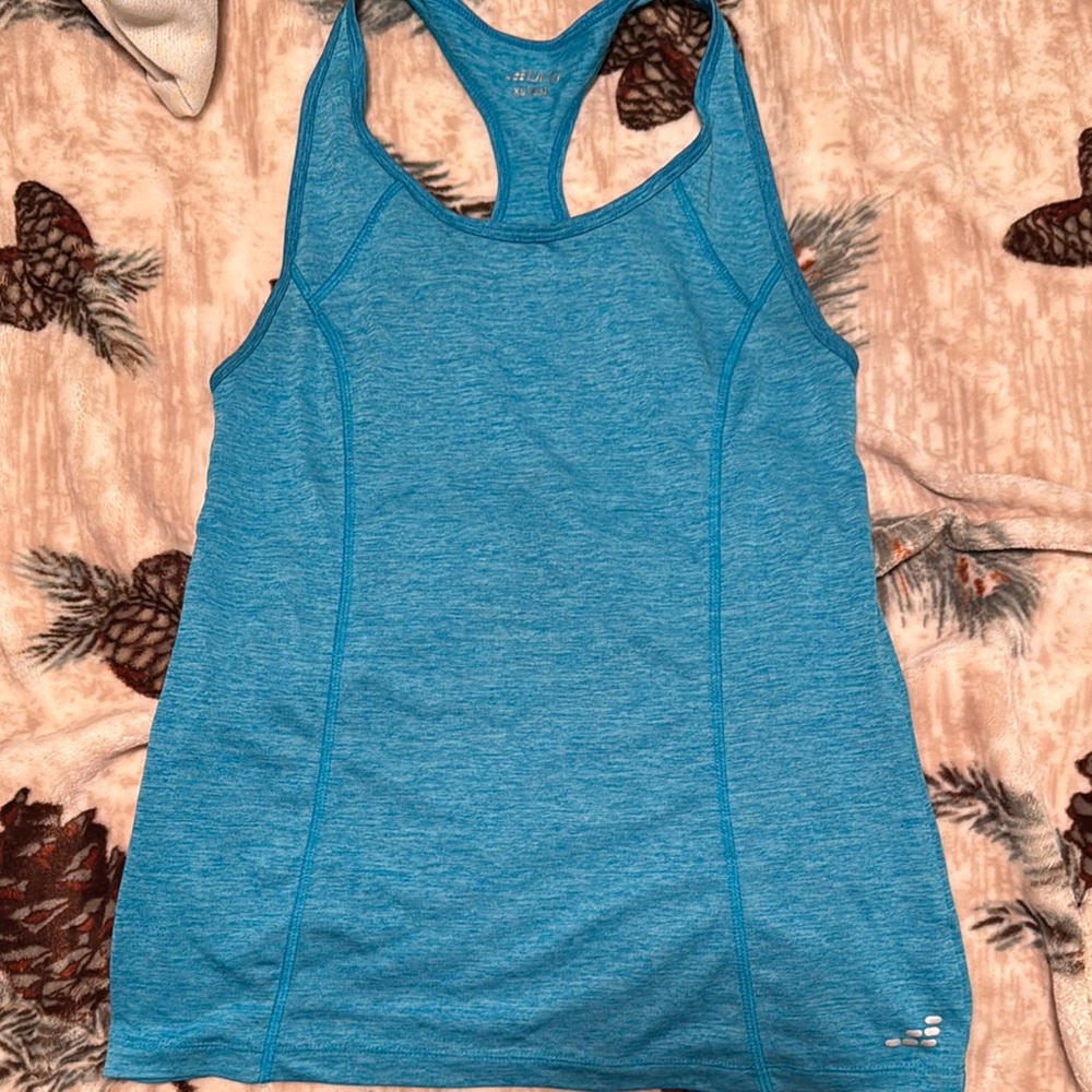 Women's Blue Athletic Tank Top